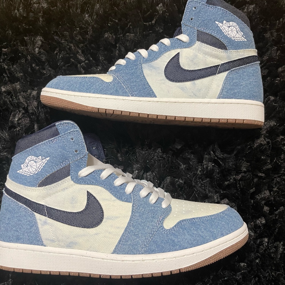 Men Denim Air Jordan 1 Retro High OG